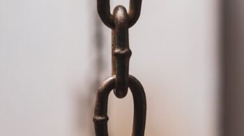 photo of steel chains