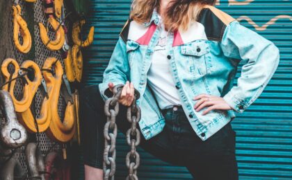 women s blue denim jacket